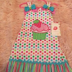 Toddler Girl Multi Color Stripe Sundress